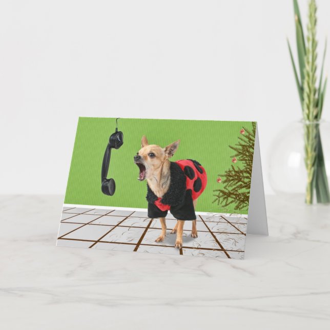 pine needles holiday card (Front)