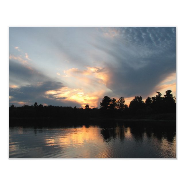 pine point sunset photo print (Front)