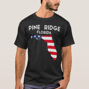 Pine Ridge Florida USA State America Travel Florid T-Shirt