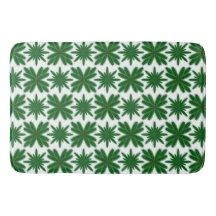 Pine Snowflakes Bath Mat (3 Sizes)