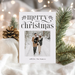 Pine Sprig Merry Christmas