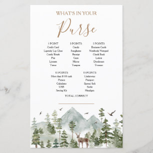 Pine Tree Adventure Awaits What's In Your Purse