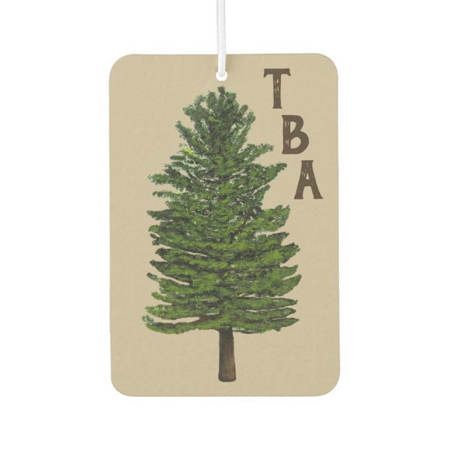 Pine Tree Air Freshener (Front)
