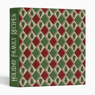 Pine Tree and Harlequin Binder