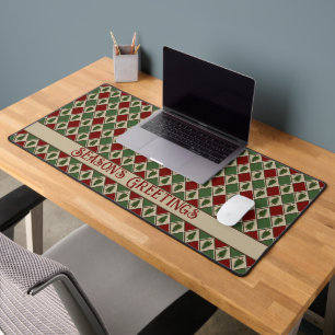 Pine Tree and Harlequin Desk Mat