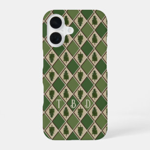 Pine Tree and Harlequin Phone Case