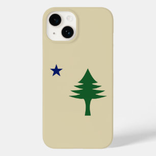 Pine tree and star 1901 flag of Maine State Case-Mate iPhone 14 Case