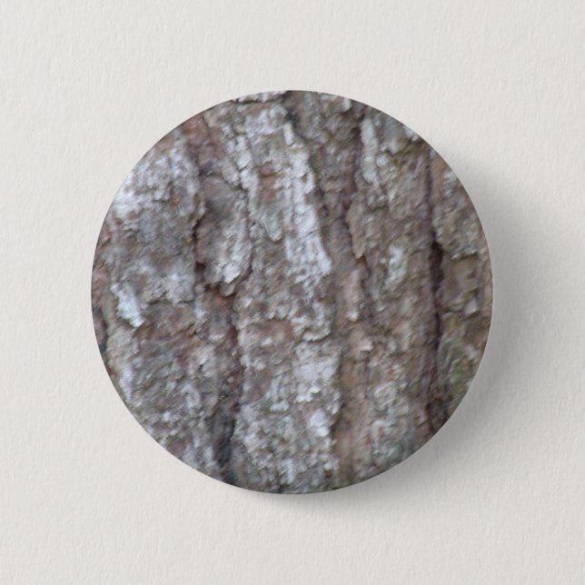Pine Tree Bark Camo Natural Wood Camouflage Nature 2 Inch Round Button (Front)