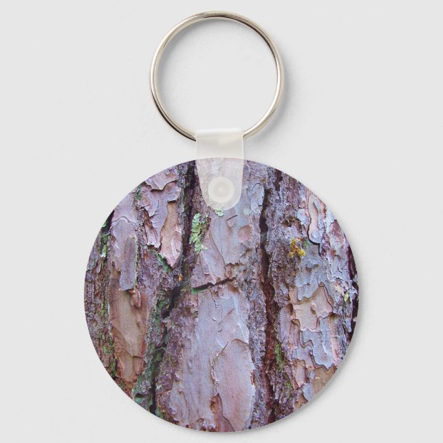 Pine Tree Bark Key Ring (Front)