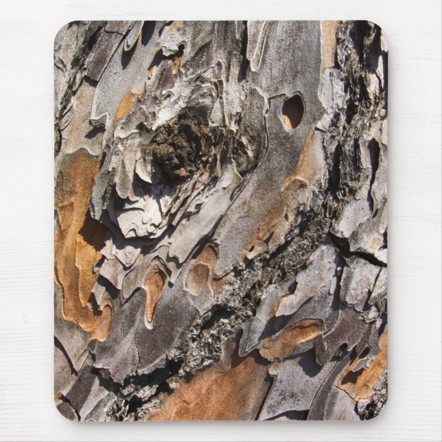 Pine Tree Bark Mouse Pad (Front)