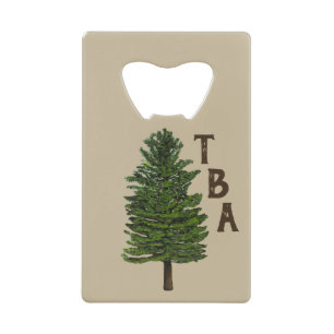 Pine Tree Bottle Opener Credit Card Bottle Opener