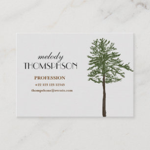Pine Tree Custom  Business Card