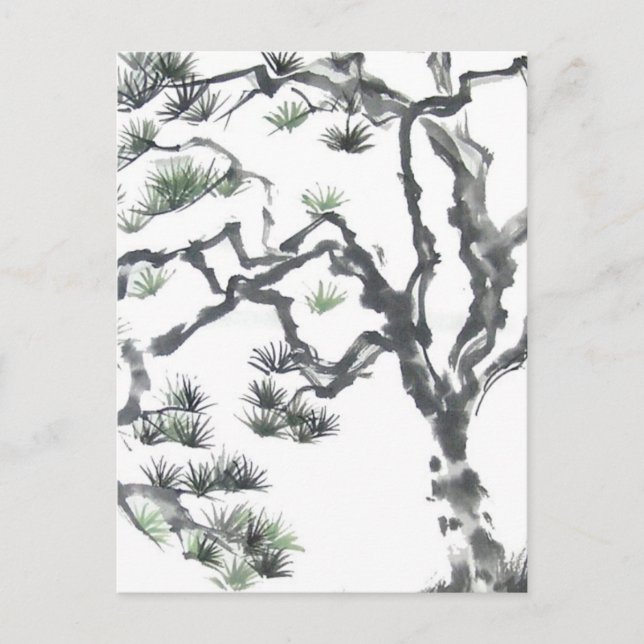 Pine Tree Detail Postcard (Front)