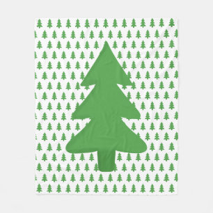 Pine Tree Fleece Blanket