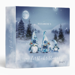 Pine Tree Forest,Landscape,Blue Gnomes Binder