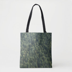 PINE TREE FOREST TOTE BAG