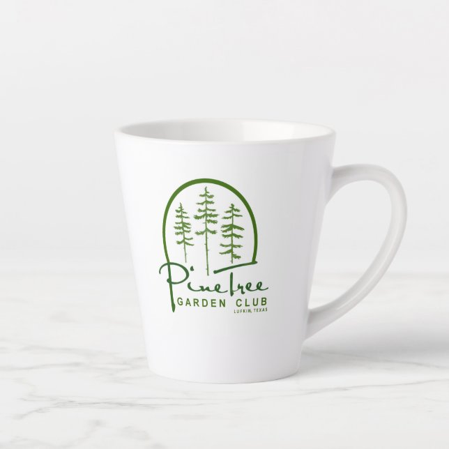 Pine Tree Garden Club Latte Mug (Right)