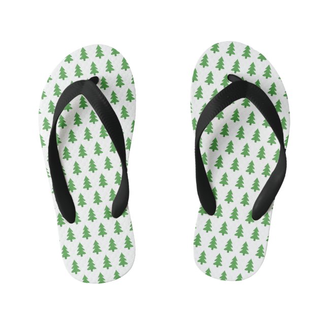 Pine Tree Kid's Flip Flops (Footbed)