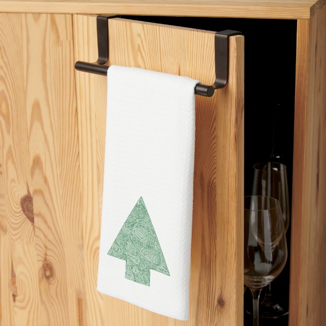PIne Tree Kitchen Towel (Thirds Fold)