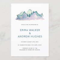 Pine Tree Mountains Nature Woodland Green Wedding