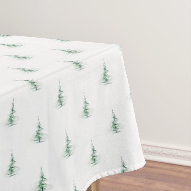 Pine Tree Pattern minimal Tablecloth (In Situ)