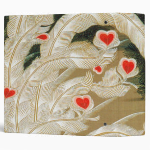 Pine Tree & Phoenix (Love Heart Phoenix), Jakuchu Binder