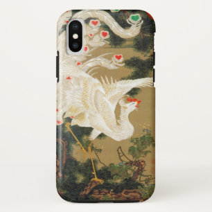 Pine Tree & Phoenix (Love Heart Phoenix), Jakuchu Case-Mate iPhone Case
