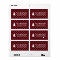 Pine Tree Red Buffalo Plaid Holiday Return Address