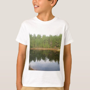 Pine Tree Reflection Lake T-Shirt