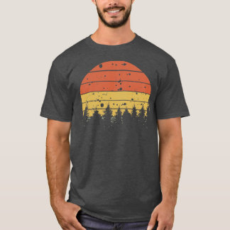 Pine Tree Retro Silhouette 4 T-Shirt