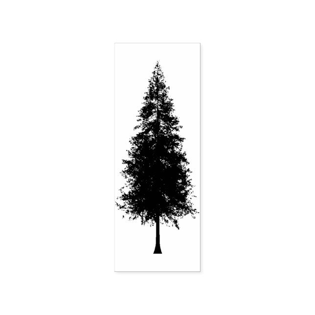 Pine Tree Rubber Stamp  (Imprint)