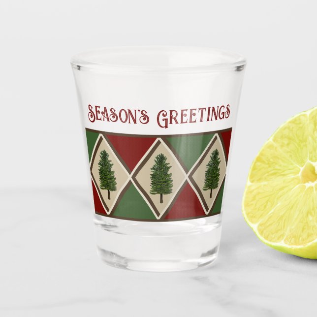 Pine Tree Shot glass (Front)