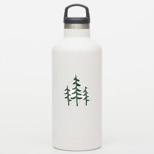 Pine tree silhouette- up north - outdoor adventure