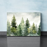 Pine Tree Winter Landscape  Canvas Print<br><div class="desc">Bring the serenity of a pine forest into your home and infuse your surroundings with the natural beauty of pine trees. Embrace the tranquillity and elegance of our Watercolor Pine Trees Wall Art, and let it become the centerpiece of your decor, providing a daily escape to the heart of the...</div>