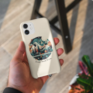 Pine Trees and Mountains, customizable iPhone 11 Case
