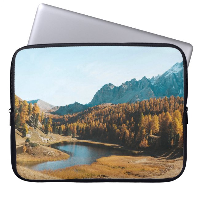 PINE TREES NEAR LAKE LAPTOP SLEEVE (Front)