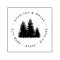 Pine Trees Return Address Self-inking Stamp