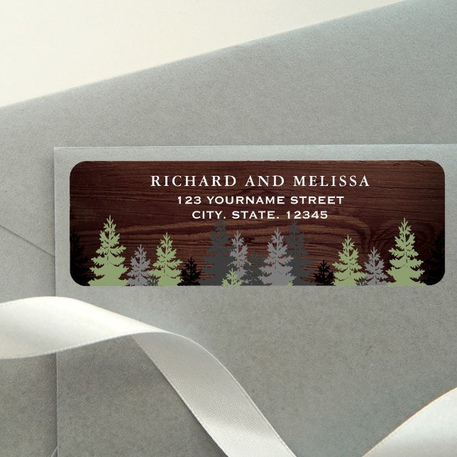Pine Trees Rustic Wood Winter Wedding (Creator Uploaded)