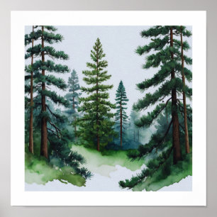 Pine Trees Wall Art