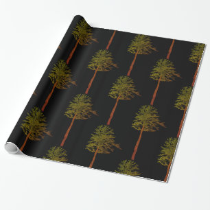 Pine Trees  Wrapping Paper