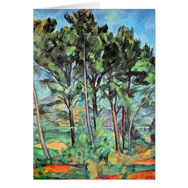Pine with Viaduct by Paul Cezanne, Vintage Art (Front)