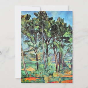 Pine with Viaduct by Paul Cezanne, Vintage Art