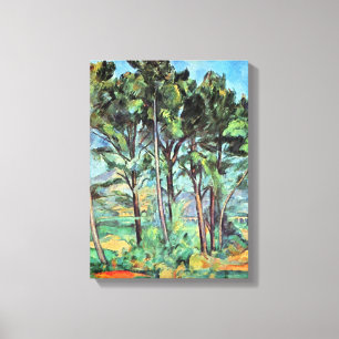 Pine with Viaduct by Paul Cezanne, Vintage Art Canvas Print
