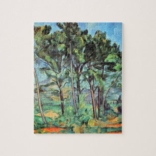 Pine with Viaduct by Paul Cezanne, Vintage Art Jigsaw Puzzle