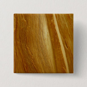 Pine Wood II Faux Wooden Texture 2 Inch Square Button