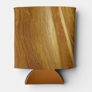Pine Wood II Faux Wooden Texture Can Cooler
