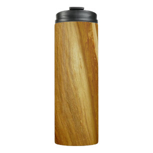 Pine Wood II Faux Wooden Texture Thermal Tumbler