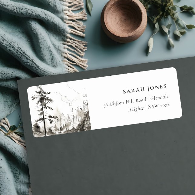 Pine Woods Mountain Landscape Sketch Address (Creator Uploaded)