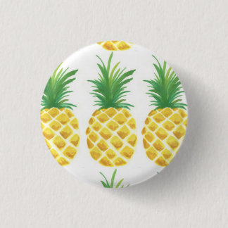 Pineapple 1 Inch Round Button