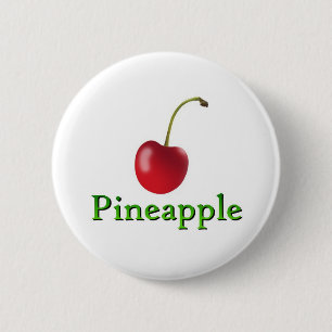 Pineapple 2 Inch Round Button